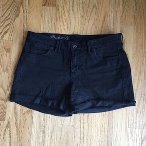 Madewell Jean Shorts Black Size 27
